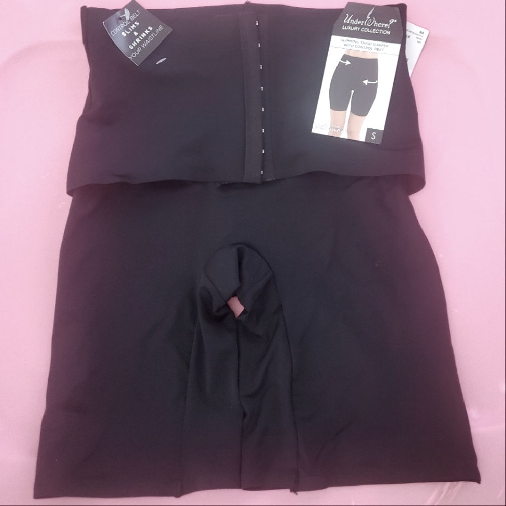 Small Black Slimming Thigh Shaper with Control Belt